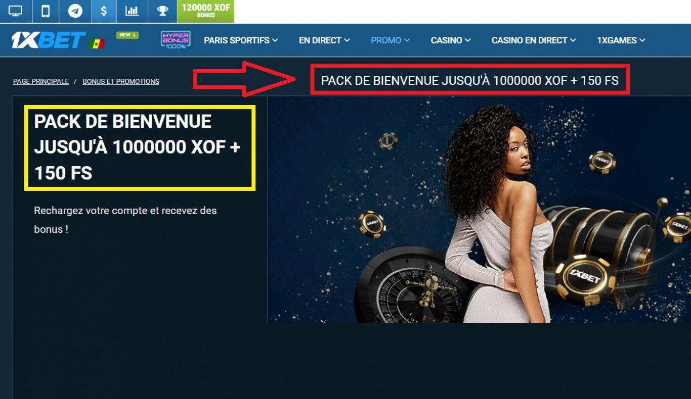 Promotions et Avantages pour les Utilisateurs Sénégalais sur 1xBet